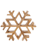 Butlers Deko-Schneeflocke SNOWFLAKE in Braun