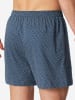 Schiesser Boxer Boxershorts in dunkelblau, gemustert