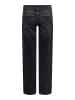 ONLY Jeans mit weitem Bein in Washed Black