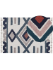 Beliani Kurzflor KOZLU in Bunt/Blau/Beige - (W) 160 x (H) 1 x (L) 230 cm