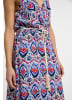 IZIA Maxikleid Mit Allover-Print in Blau Mehrfarbig