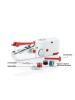 EASYmaxx Hand-Nähmaschine Kompakt 6V weiß  Weiß