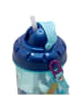 Lilo & Stitch Kinder Trinkflasche 465ml mit Strohhalm und Tragegurt