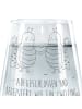 Mr. & Mrs. Panda Glas Sternzeichen Zwilling mit Spruch in Transparent