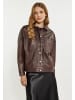 DreiMaster Vintage Damen Jacke in Dunkelbraun