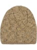 styleBREAKER Strick Beanie Mütze in Braun-Beige