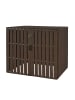 MCW 2er-/4er-WPC-Mülltonnenverkleidung J28, Braun