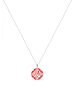 Nenalina Halskette 925 Sterling Silber Chakra in Rot