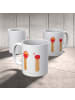 Mr. & Mrs. Panda Tasse Streichhölzer ohne Spruch in Weiß