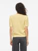 Vila Strickoberteil in Pastel Yellow