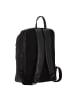 Plevier Rock Opal Daypack Leder 43 cm Laptopfach in schwarz