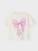 name it Mädchen T-Shirt "Loop" in Weiß