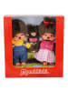 Monchhichi Familien-Set | Mutter, Vater & Kind | 20 cm | Monchhichi Puppe