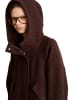 Marc O'Polo DENIM Bouclé-Kapuzenjacke regular in Espresso Brown