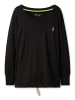 sheego Funktions-Sweatshirt in schwarz