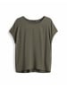 OPUS Rundhals T-Shirt für Damen in Oliv
