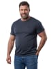 Men Plus Kurzarm T-Shirt in navy blau
