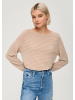 QS Strickpullover langarm in Beige