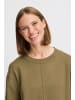 b. young BYOTARI JUMPER - loose fit in Military Olive