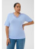 KAFFE curve T-Shirt kurzarm KCcarli Tight fit in Windsurfer