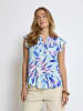 DESIRES Bluse in Angel Blue Print