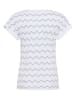 Kangaroos Kurzarmshirt in white- anthracit