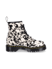 Dr. Martens Schnürboot in Offwhite Schwarz