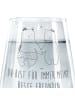 Mr. & Mrs. Panda Tumbler Bär Freundin mit Spruch in Transparent