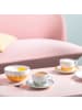 Villeroy & Boch Kaffeetasse mit Untertasse Fleur Couleur in 160 ml in Vert