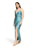 Vera Mont Abendkleid im Glitzer-Look in Mint/Silver