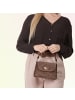 Toscanto Leder Umhängetasche Toscanto Tasche taupe, beige ca. 19cm
