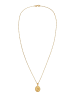 Elli Halskette 925 Sterling Silber Oval in Gold