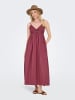 ONLY Kleid in Earth Red