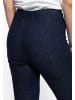 Queen Kerosin Queen Kerosin High Waist Capri Jeanshose in dunkelblau