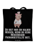 Mr. & Mrs. Panda Tragetasche Medizinische Fachangestellte Herz m... in Schwarz