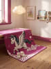 KADIMA DESIGN Kinderteppich Kinder-Motiv Kinderzimmer pflegeleicht Spielzimmer in Fuchsia