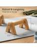 Praknu Liegestützgriffe Holz Push Up Parallettes, ergonomisch & rutschfest