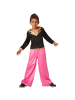tectake Farbenprächtiges, zweiteiliges Disco-Outfit, schwarz/pink