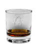 Mr. & Mrs. Panda Whiskey Glas Eisbär Umarmen mit Spruch in Transparent