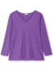 sheego Langarmshirt in lila
