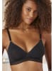 PETITE FLEUR Bralette-BH in weiß+schwarz