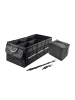 relaxdays Kofferraum Organizer in Schwarz - (B)90 x (H)30 x (T)40 cm