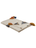 Beliani Kuscheldecke MUNGER in Bunt/Blau/Beige - (W) 130 x (H) 1 x (L) 180 cm