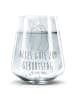 Mr. & Mrs. Panda Trinkglas Igel Luftballon mit Spruch in Transparent