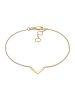 Elli Armband 375 Gelbgold Buchstabe, Buchstabe - V in Gold