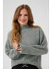 Kaffe Strickpullover KAelina Loose fit in Grey Melange