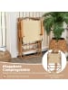 COSTWAY 2er Set Campingstühle klappbar in Beige