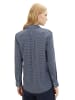 Tom Tailor Bluse PRINTED COLLAR in Blau