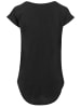 F4NT4STIC Long Cut T-Shirt Knut und Jan Hamburg with Ladies Long Slub Tee in schwarz