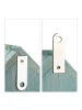 relaxdays Schmetterlingshaus in Türkis - (B)18,5 x (H)25,5 x (T)12 cm